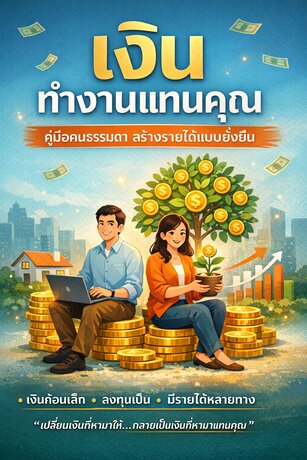 เงินทำงานแทนคุณ: คู่มือคนธรรมดา สร้างรายได้แบบยั่งยืน