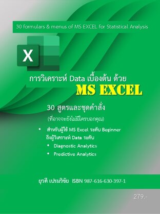 การวิเคราะห์ Data เบื้องต้นด้วย MS Excel