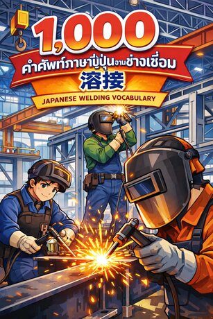 คำศัพท์ช่างเชื่อมภาษาญี่ปุ่น 1,000 คำ