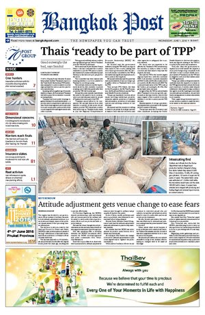 Bangkok Post วันพุธที่ 1 มิถุนายน พ.ศ.2559