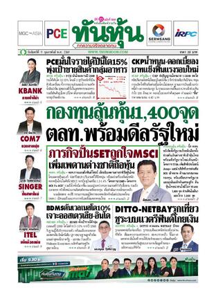 ทันหุ้น 9 กุมภาพันธ์ 2569