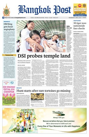 Bangkok Post วันพุธที่ 8 มิถุนายน พ.ศ.2559