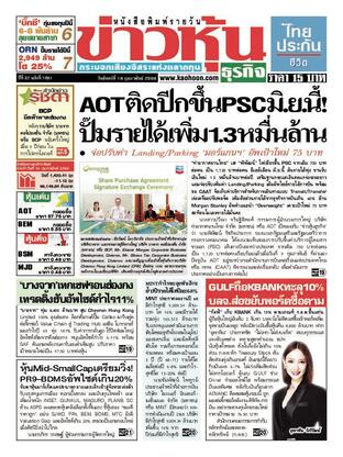ข่าวหุ้น วันจันทร์ที่ 16 กุมภาพันธ์ พ.ศ.2569