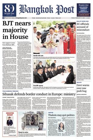 Bangkok Post วันศุกร์ที่ 27 กุมภาพันธ์ พ.ศ.2569