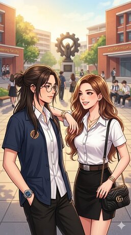 ดาวนิเทศฯ มาดนางพญา กับคุณคู่หมั้นวิศวะหน้าจืด (The Queen & Her Hidden Gear)