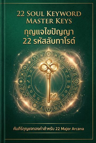22 Soul Keyword Master Keys: กุญแจไขปัญญา 22 รหัสลับทาโรต์ คัมภีร์กุญแจทองคำสำหรับ 22 Major Arcana