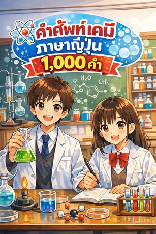 รวมคำศัพท์เคมีภาษาญี่ปุ่น 1,000 คำ (Chemistry Japanese Vocabulary)