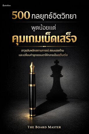 500 กลยุทธ์จิตวิทยา พูดน้อยแต่คุมเกมเบ็ดเสร็จ : จิตวิทยาการสื่อสารเพื่อพลิกสถานการณ์ สยบความขัดแย้ง และสร้างความสำเร็จอย่างเหนือชั้น