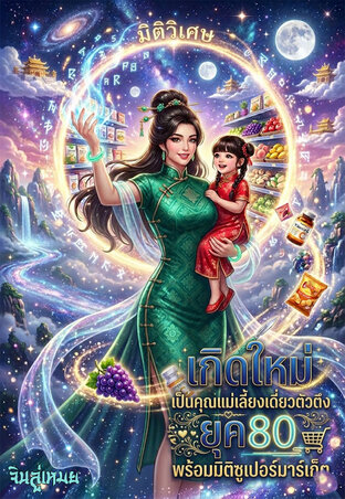 เกิดใหม่เป็นคุณแม่เลี้ยงเดี่ยวตัวตึงยุค80 พร้อมมิติซูเปอร์มาร์เก็ต