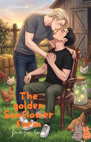 The golden sunflower farm. Farm for love.