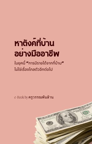 หาตังค์ที่บ้านอย่างมืออาชีพ