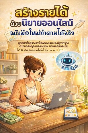 สร้างรายได้ด้วยนิยายออนไลน์ ฉบับมือใหม่ทำตามได้จริง