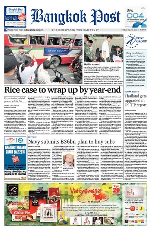 Bangkok Post วันศุกร์ที่ 1 กรกฎาคม พ.ศ.2559