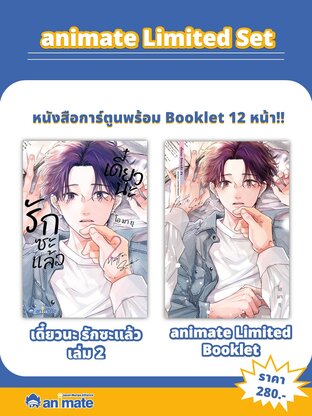 SET เดี๋ยวนะ รักซะแล้ว เล่ม 2 + animate Limited Booklet
