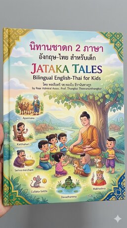 นิทานชาดก 2 ภาษา อังกฤษ-ไทย สำหรับเด็ก Jataka Tales Bilingual English-Thai for Kids