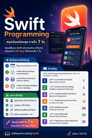 Swift Programming: สรุปเข้มพร้อมลุย ภายใน 7 วัน