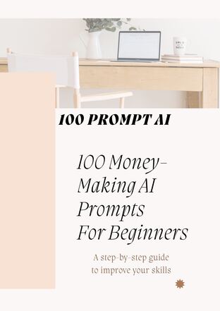 100 Prompt AI ทำเงิน สำหรับมือใหม่