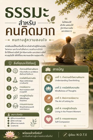 ธรรมะสำหรับคนคิดมาก
