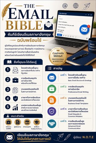 The Email Bible: คัมภีร์เขียนอีเมลภาษาอังกฤษฉบับพร้อมใช้