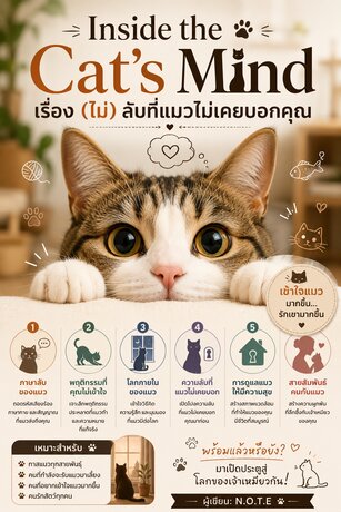 Inside the Cat's Mind: เรื่อง (ไม่) ลับที่แมวไม่เคยบอกคุณ
