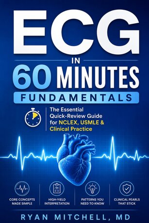 ECG in 60 Minutes Fundamentals: The Essential Quick-Review Guide for NCLEX, USMLE & Clinical