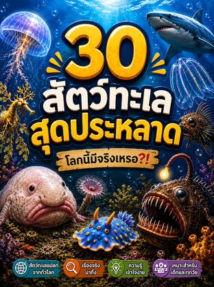 30 สัตว์ทะเลสุดประหลาด โลกนี้มีจริงเหรอ?!