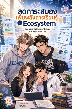ลดภาระสมอง เพิ่มพลังการเรียนรู้ใน Ecosystem ออกแบบการเรียนรู้ที่เข้าใจสมองเพื่อศักยภาพที่ยั่งยืน