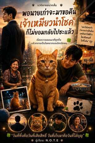 พอนายเก่าจะมาขอคืน เจ้าเหมียวนำโชคก็ไม่ยอมกลับไปซะแล้ว