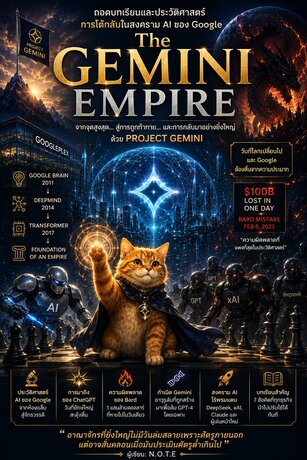 The Gemini Empire: ถอดบทเรียนและประวัติศาสตร์การโต้กลับในสงคราม AI ของ Google