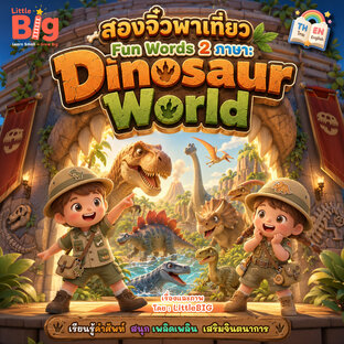 สองจิ๋วพาเที่ยว Fun word 2 ภาษา : Dinosaur World