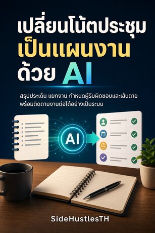 เปลี่ยนโน้ตประชุมเป็นแผนงานด้วย AI