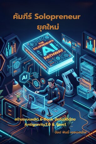 คัมภีร์ Solopreneur ยุคใหม่_สร้างระบบผลิต E-Book อัตโนมัติด้วย Antigravity2.0 & Gem1