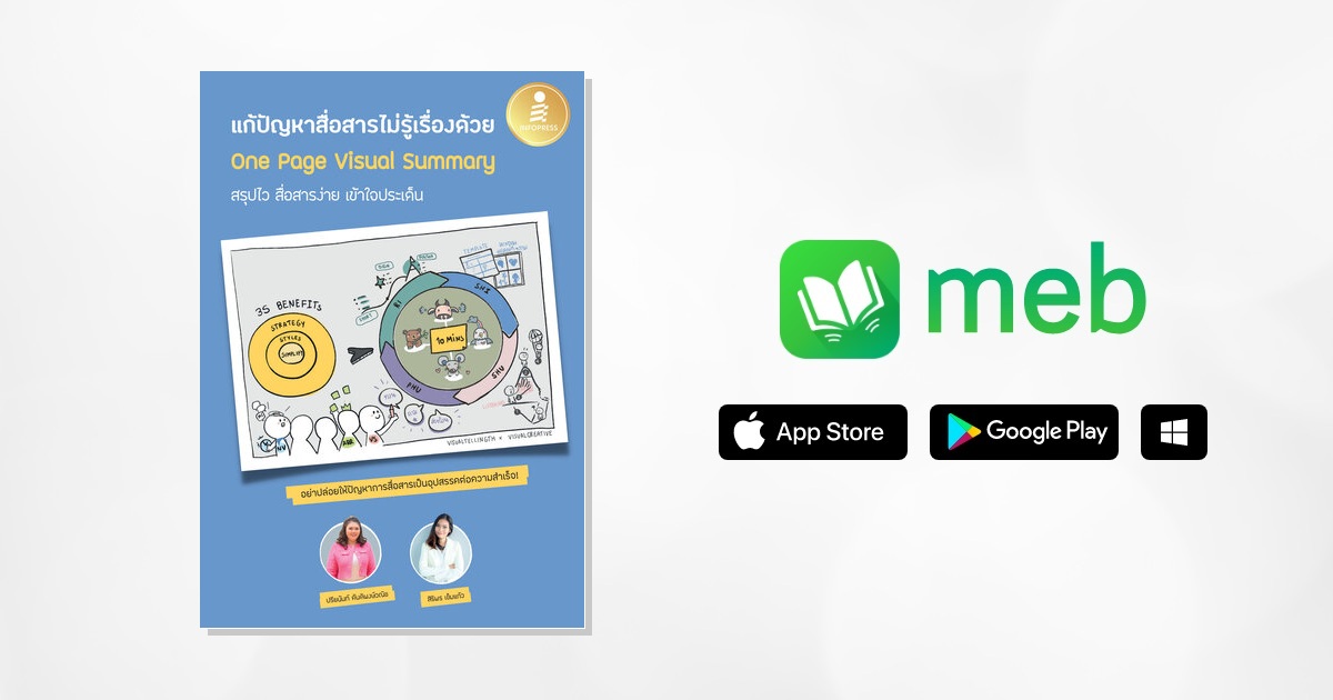 แก้ปัญหาสื่อสารไม่รู้เรื่องด้วย One Page Visual Summary:: e-book ...