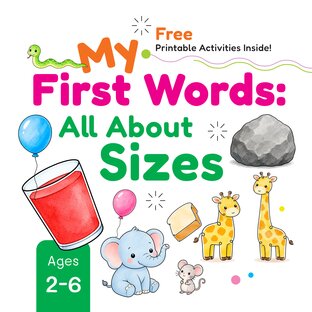 My First Words: All About Sizes  พร้อมใบงานกิจกรรมฟรี