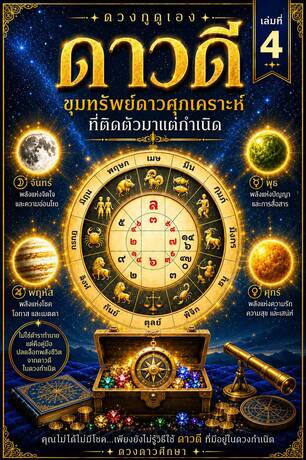 ดวงกูดูเอง เล่ม4 ขุมทรัพย์ดาวศุภเคราะห์ที่ติดตัวมา(ดาวดี)