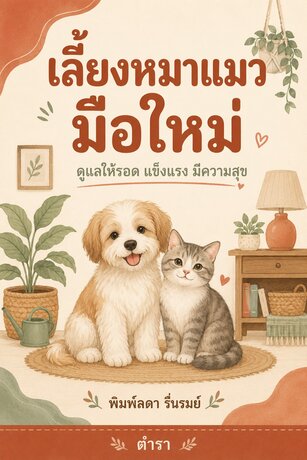 เลี้ยงหมาแมว มือใหม่ : ดูแลให้รอด แข็งแรง และมีความสุข ตั้งแต่วันแรกที่รับน้องเข้าบ้าน