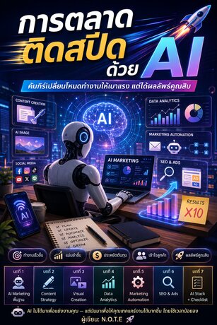 การตลาดติดสปีดด้วย AI: คัมภีร์เปลี่ยนโหมดทำงานให้เบาแรง แต่ได้ผลลัพธ์คูณสิบ
