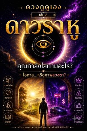 ดวงกูดูเอง เล่ม.8 ดาวราหู-คุณกำลังไล่ตามอะไร... โอกาส หรือภาพลวงตา?