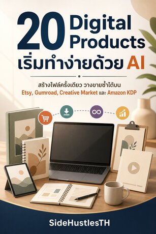 20 Digital Products เริ่มทำง่ายด้วย AI