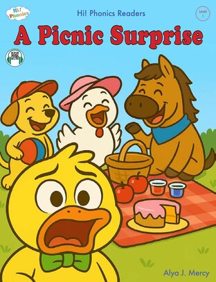 A Picnic Surprise - A Phonics Reader for Beginning Readers (Level 1)
