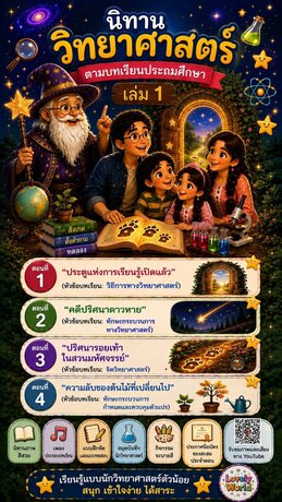 นิทานวิทยาศาสตร์ ตามบทเรียนประถมศึกษา เล่ม 1