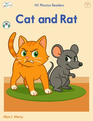 Cat and Rat (Hi! Phonics Readers - Level 2 | Includes QR Code Audio)