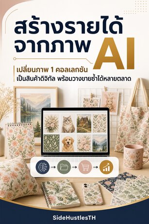 สร้างรายได้จากภาพ AI