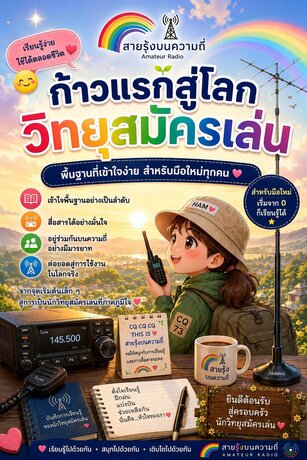 ก้าวแรกสู่โลกวิทยุสมัครเล่น