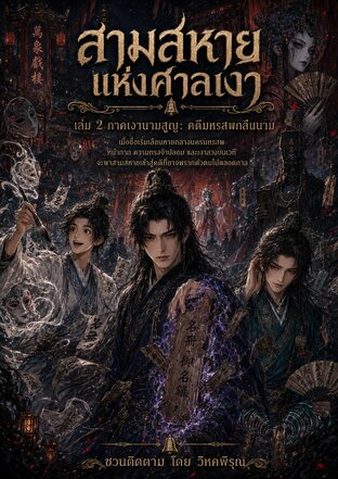 สามสหายแห่งศาลเงา เล่ม 2 ภาคเงานามสูญ: คดีมหรสพกลืนนาม