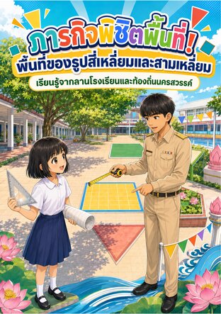 ภารกิจพิชิตพื้นที่ พื้นที่ของรูปสี่เหลี่ยมและสามเหลี่ยม