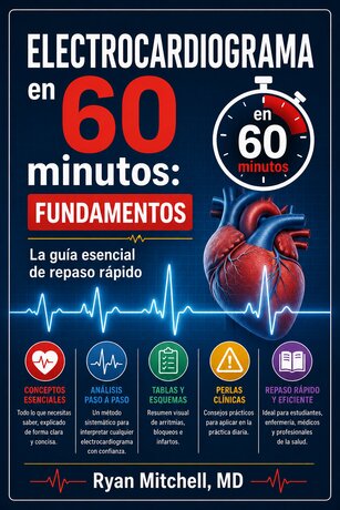 Electrocardiograma en 60 minutos Fundamentos: La gu&iacute;a esencial de repaso r&aacute;pido