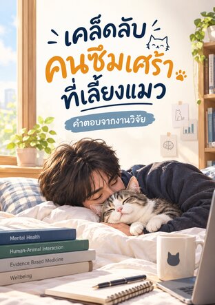 เคล็ดลับคนซึมเศร้าที่เลี้ยงแมว: คำตอบจากงานวิจัย