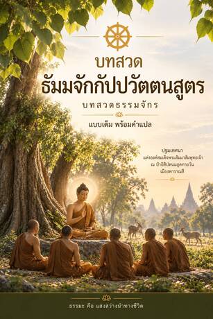 บทสวดธัมมจักกัปปวัตตนสูตร ฉบับเต็ม พร้อมคำแปล