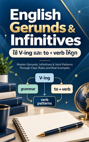 English Gerunds & Infinitives &mdash; ใช้ V-ing และ to + verb ให้ถูก